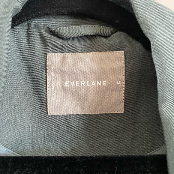 The Drape Trench in Green Balsam - Picture 2 of 3